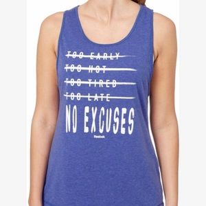 Reebok Tops - Reebok Women's Open Back Heather Graphic Tank Top Reebok Tops - Reebok Women's Open Back Heather Graphic Tank Top